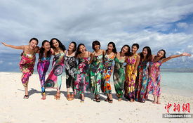 海南国际旅游岛形象大使佳丽亮相永兴岛